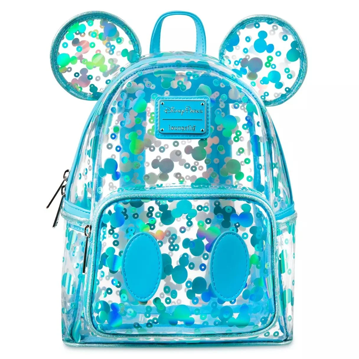 New Mickey Mouse Icon Clear Loungefly Mini Backpack on Disney